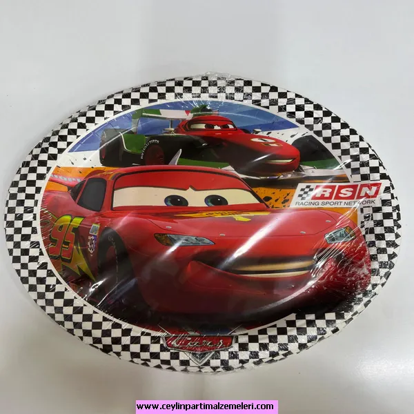 Cars Temalı Karton Tabak